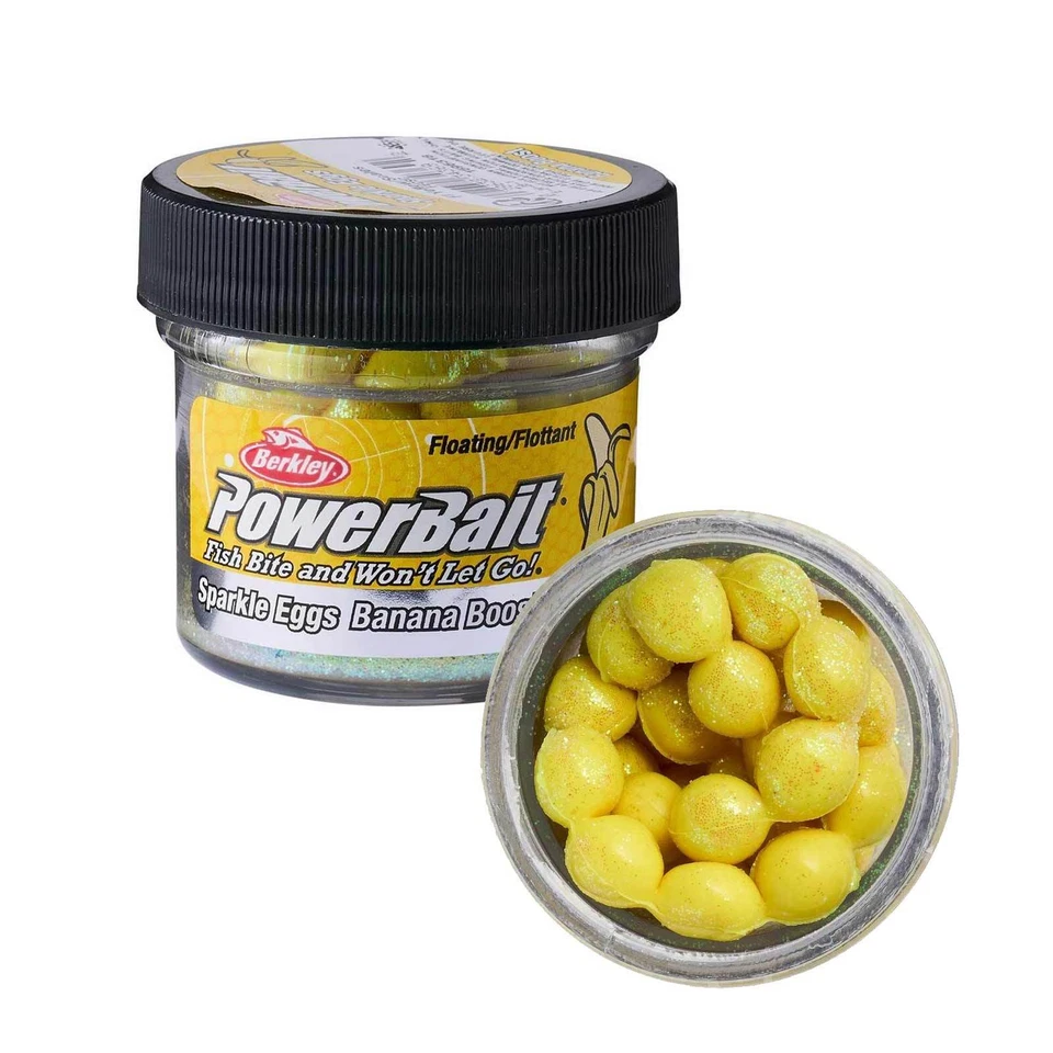 (53,27€/100g) Berkley Sparkle Power Eggs Fluorescent Yellow Scales Forellensee-K - Bild 1 von 1