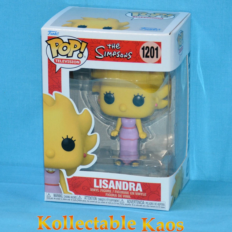 Pop 10cm Vinyl Simpsons Lisandra Lisa #1201 Figurine Collectable Funko 3y Toy