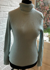 Pure cashmere jumper by Brora size 12-14 in soft baby blue