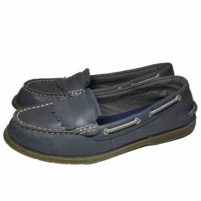 Zapatos mocasines sin cordones Sperry Conway Kiltie para mujer 9,5 gris/bronceado - STS84495 Foto 1 de 4