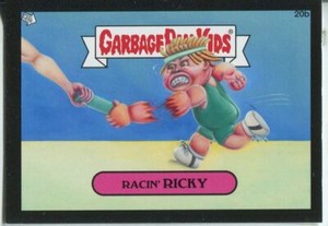 Garbage Pail Kids Mini Cards 2013 Black Parallel Base Card 20b Racin' RICKY