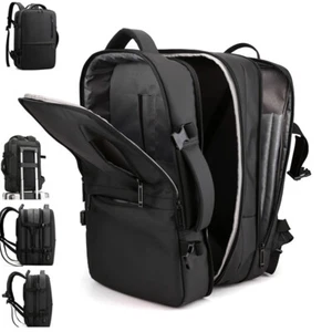 Expandable Travel Backpack Laptop Anti theft Bagpack Men Schoolbag Bag Rucksack - Picture 1 of 13