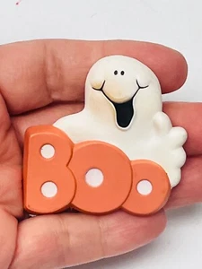 American Greetings Pin Halloween Vintage Ghost Boo Spooky Holiday Brosche MÜLLEIMER 7 - Bild 1 von 9