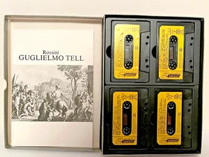 Rossini: Guglielmo Tell (4 cassettes, Dec-1980, London) Milnes Pavarotti Freni - Picture 1 of 12