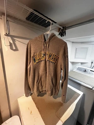 William & Mary Tribe  Champion zippered hoodie tag size L - Image 1 of 4