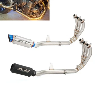 For Triumph Trident 660 2021-2025 Tiger 660 Exhaust Header Pipe Mufflers System - Image 1 of 4