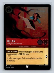 Mulan - Enemy of Entanglement Uncommon Ursula's Return 115/204 Disney Lorcana TC - Picture 1 of 2