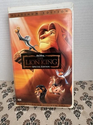 The Lion King (VHS, 2003, Platinum Edition Features an All-New Song) Foto 1 de 4