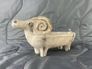 Vintage Aldo Londi Bitossi Ram Figurine MCM Mid-century Italian Ceramic Pottery - Picture 1 of 10