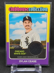 Dylan Cease 2024 Topps Heritage Clubhouse Collection Game Used Relic #CCR-DCE - Bild 1 von 2