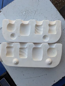 Molde de cerámica de fundición deslizante vintage de cuentas - Imagen 1 de 5