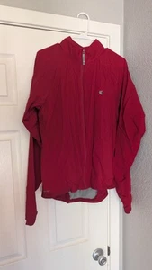Men's Pearl Izumi PRO Softshell Wind stopper Cycling Jacket Size Large Red - Picture 1 of 6