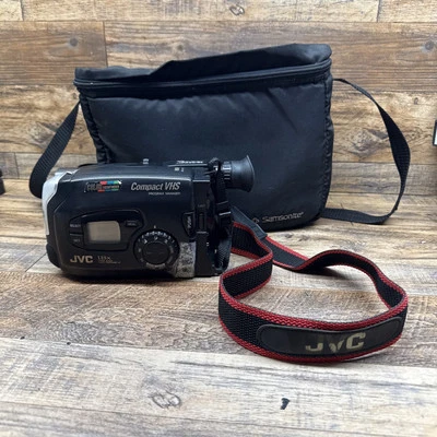 JVC GR-AX720 Camcorder Black/Silver Compact VHS 18X Zoom AS-IS Parts/Repair - Image 1 of 4