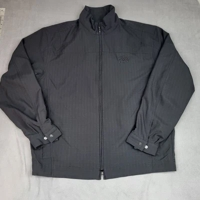 Nike Tiger Woods Collection Golf Jacket Mens Large Black Lightweight Full Zip - Image 1 of 4