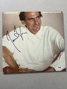 James Taylor That’s Why I’m Here signed record album Vinyl PSA/DNA COA Folk Rock - Picture 1 of 3