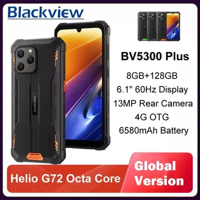 Global Version Blackview BV5300 Plus Rugged Phone Octa Core 6.1'' NFC 6580mAh - Image 1 of 4