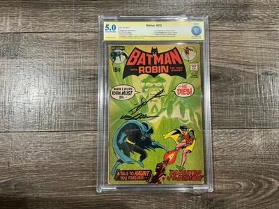 Batman #232 (DC 1971) CBCS 5.0 Signed by Neal Adams & D. O’Neil 1st Ra's Al Ghul - Image 1 of 4