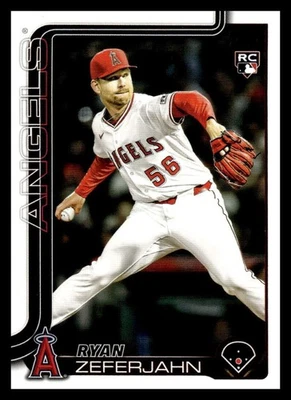 2025 Topps Update US324 Ryan Zeferjahn, Angels RC - Image 1 of 2