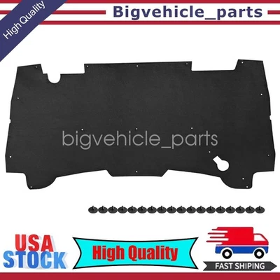 Hood Insulation Pad With Clips For Dodge Ram 1500 2500 3500 1994-2001 2002 - Image 1 of 4