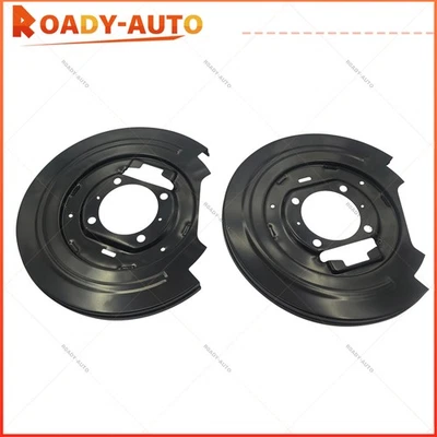 For 1997-2004 Ford F-150 Heritage F-250 Lobo Lincoln 2PCS Rear Brake Dust Shield Foto 1 de 4