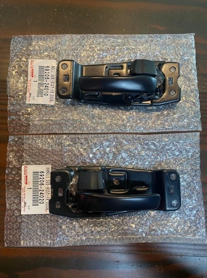 Juego de manija de puerta interior delantera derecha y derecha TOYOTA LEXUS SC300 SC400 SOARER JZZ30 genuino Foto 1 de 1