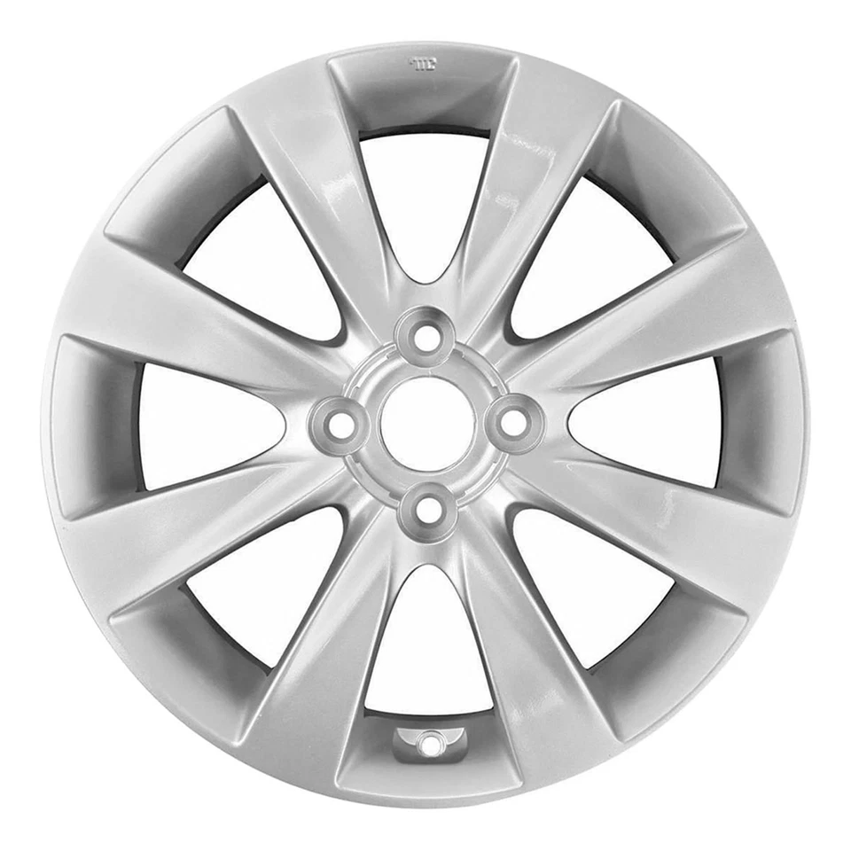 16x6 Painted Bright Silver Metallic Wheel for 2012-2014 Hyundai Accent Hatchback - Image 1 of 1