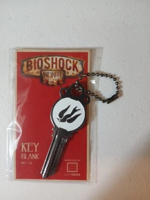 Caja de botín BioShock exclusiva para juegos BioShock Infinite llave coleccionable en blanco Foto 1 de 2