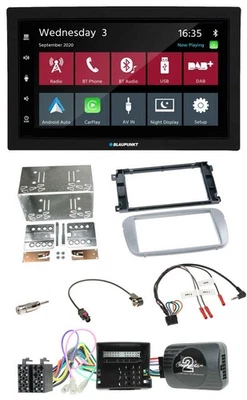 Blaupunkt DAB Bluetooth USB Lenkrad 2DIN Autoradio für Ford Galaxy C-Max Focus s - Bild 1 von 4