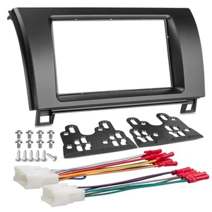 Matt Doppel DIN Radio Armaturenbrett Sets für Toyota 2007-2013 Tundra/2008-2022 Sequoia... - Bild 1 von 8