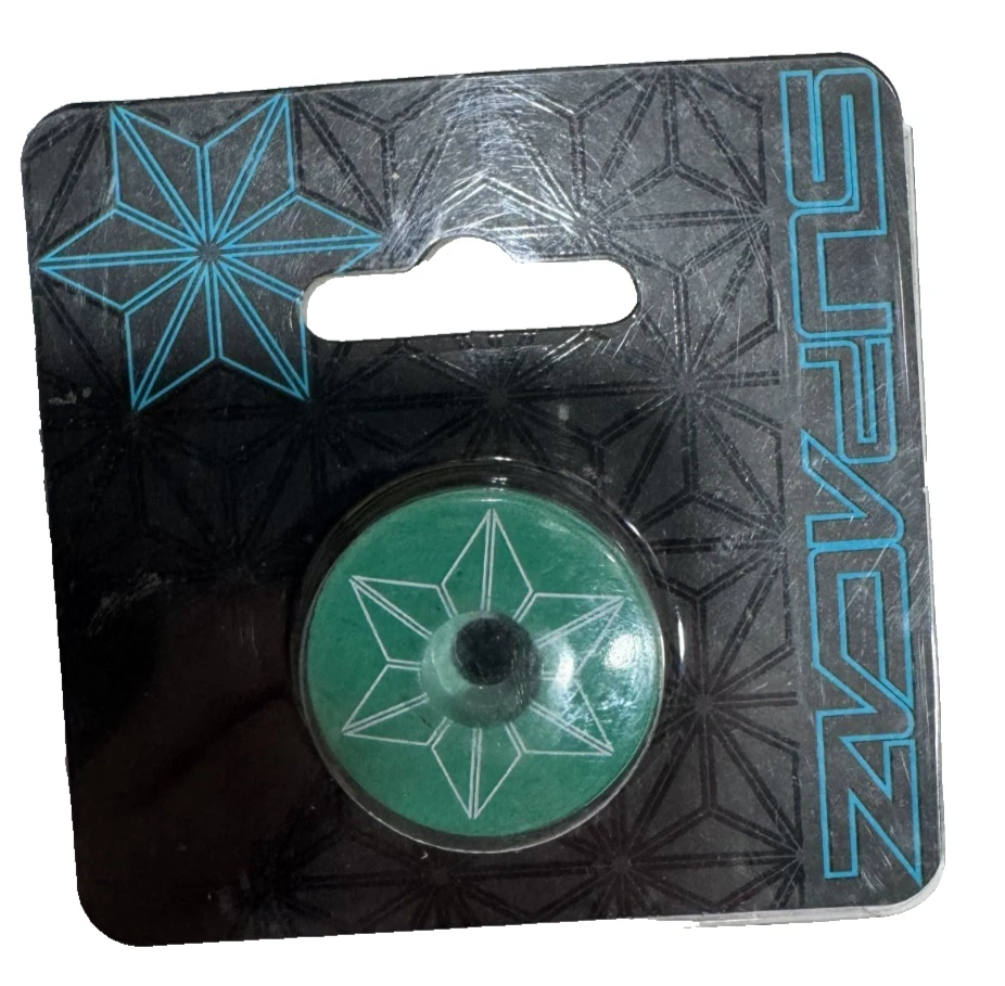 NEW Supacaz Star Cap Green/Blue Universal Bicycle Stem Top Cap & Bolt MTB Road - Image 1 of 2