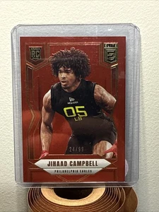 2025 Panini Donruss Elite - Jihaad Campbell (RC) Red /99 #198 Eagles - Picture 1 of 2