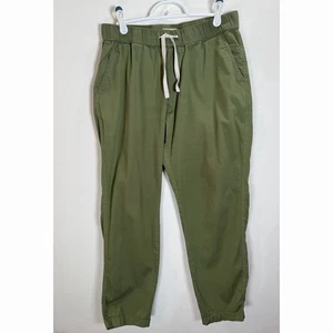 Pantalones PACT para mujer pantalones diarios de sarga algodón orgánico verde informales talla mediana - Imagen 1 de 8