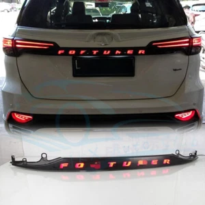 LED Black Rear Tailgate Light Trunk Lamp Strip x For Toyota Fortuner 2016-2022 - Picture 1 of 10