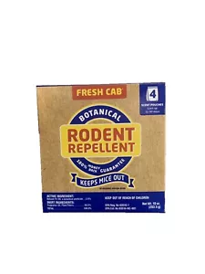 Fresh Cab Botanical Rodent Repellent - Eco Friendly & Scented - 4 Pouches - Picture 1 of 5