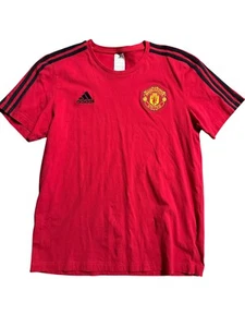 Manchester United Soccer Futbol shirt jersey Adidas size Large - Picture 1 of 6