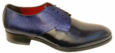 Mens Real Leather Shoes Slip On Casual Smart Derby Formal Italian Wedding Size 8