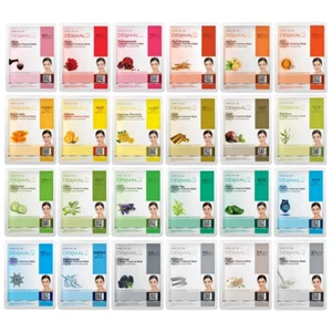 Paquete combinado de 24 mascarillas faciales coreanas con esencia de colágeno: h - Picture 1 of 12