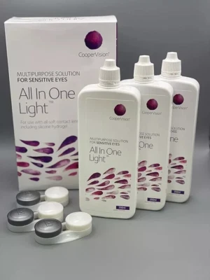 Coopervision All In One Light multipurpose contact lens solution 3x250ml 3month