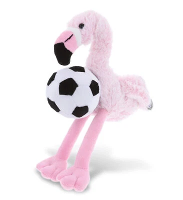 PLUSH SOCCER BALL - SUPER-SOFT PLUSH - PINK FLAMINGO - Image 1 of 4
