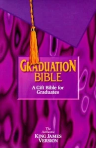 Bible for Graduation; A Gift For Graduates KJV Black Imitation Leather 232B - Picture 1 of 5