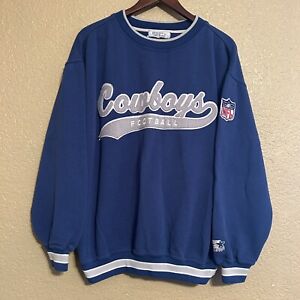 Vintage Starter Dallas Cowboys Tailsweep Crewneck Sweatshirt Pro Line Size Large