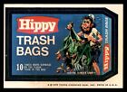 1975 Topps Wacky Packages Series 14 #28 Hippy Trash Bags NM
