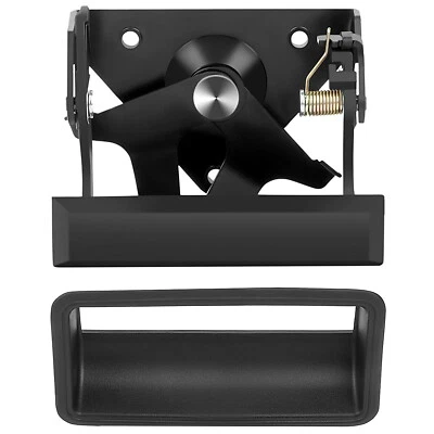 2X Black Exterior Tailgate Handle & Bezel For Chevrolet GMC C/K1500 2500 3500 - Изображение 1 из 4