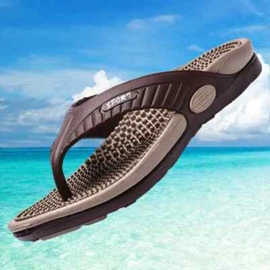 Summer Men's Fashion Casual Flip Flops Outdoor Sports Beach Slippers - Picture 1 of 25