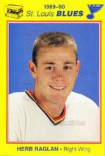 1989-90 St. Louis Blues Kodak #17 Herb Raglan