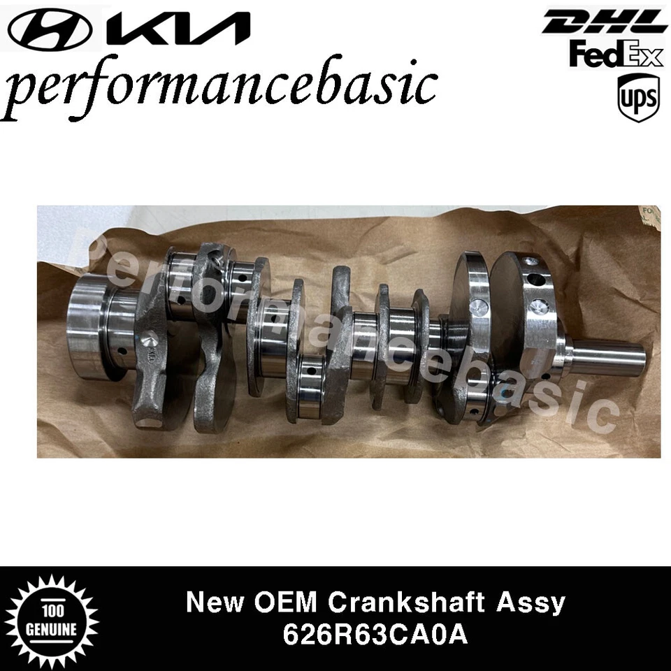 Nuevo conjunto de cigüeñal OEM 626R63CA0A para Hyundai Genesis Coupé, G80, Palisade Foto 1 de 4