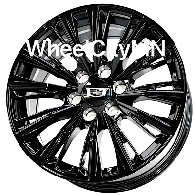 24" Gloss Black 4882 OE replica 84638161 Rims fits Cadillac Escalade V 6x5.5 +31 - Image 1 of 4
