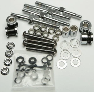 Kit de hardware de acoplamiento para disco duro Sissybar cromado 86087 - Imagen 1 de 1