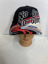 Vintage Ford Racing Snapback Hat Embroidered No Guts No Glory NASCAR