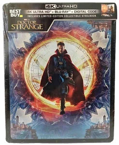 Doctor Strange - Best Buy Limited Ed. 4K Ultra HD + Blu-ray Steelbook New Sealed - Imagen 1 de 2
